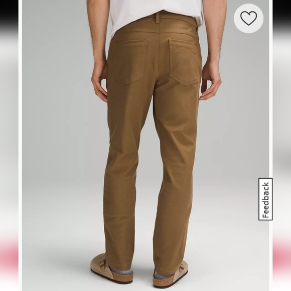 Lululemon ABC Classic Fit 5 Pocket Pant Size 38 Utilitech Artifact (Tan) (2023) - Picture 2 of 14